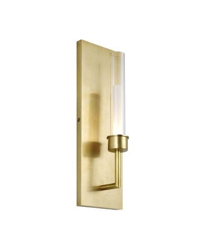 Linger vägglampa mässing