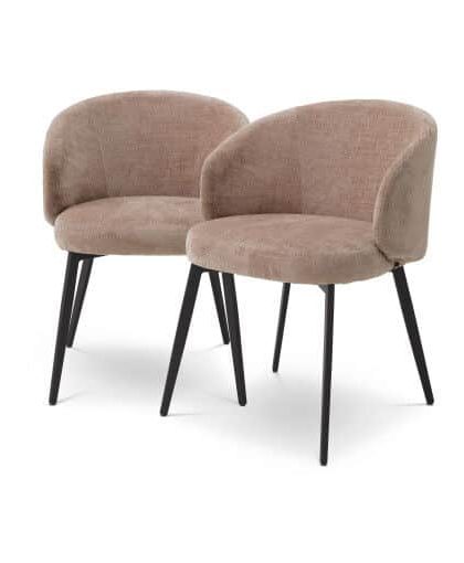 Lloyd karmstol sisley pink 2-pack