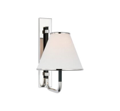 Rigby vägglampa nickel