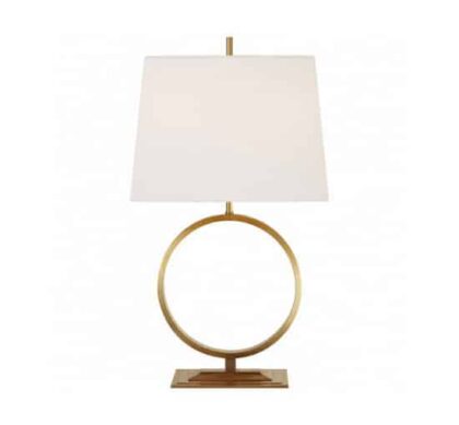 Simone bordslampa antik mässing