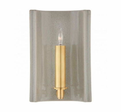 Leeds Rectangle vägglampa grå