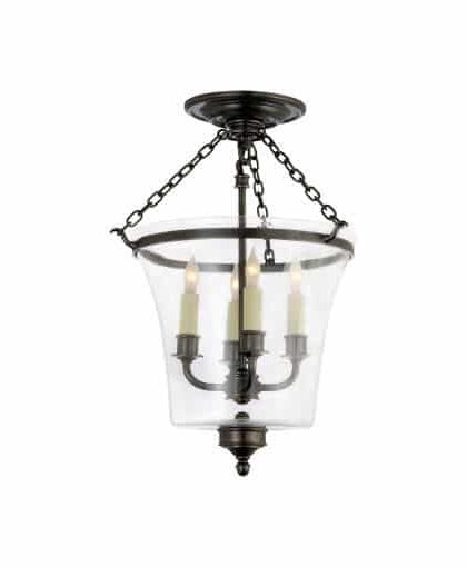 Sussex Bell Jar taklampa brons