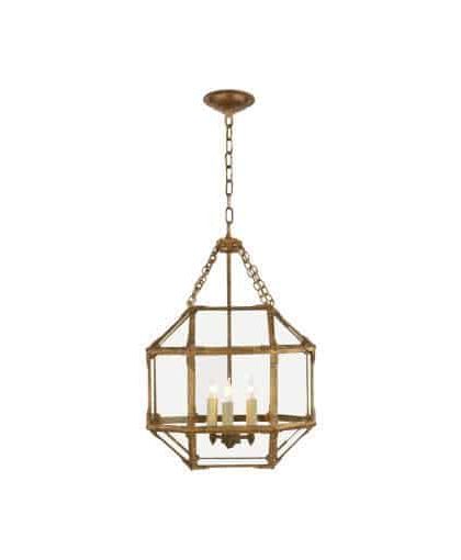 Morris taklampa Gilded Iron/klarglas S