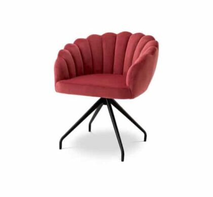 Luzern matstol savona faded red velvet