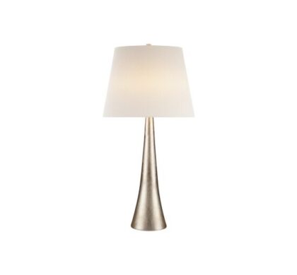 Dover bordslampa Burnished Silver Leaf