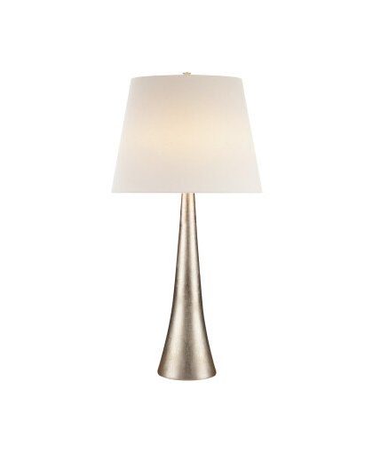 Dover bordslampa Burnished Silver Leaf