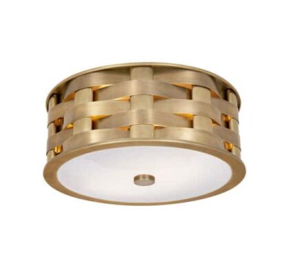 Ella Woven plafond mässing