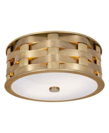 Ella Woven plafond mässing