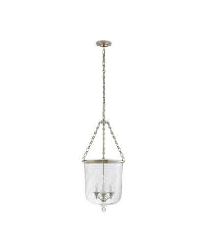 Cambridge Smoke Bell taklampa Butler"s Silver
