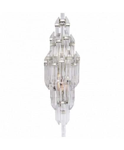 Adele vägglampa nickel
