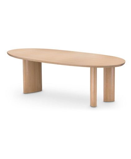 Lindner matbord natural oak veneer