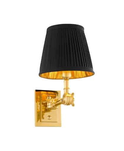 Wentworth vägglampa guld/svart