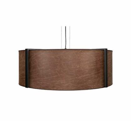 Calgary taklampa läder brun