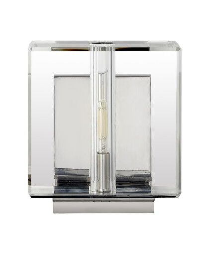 Ambar vägglampa nickel