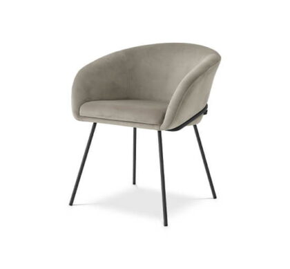 Campus matstol savona greige velvet