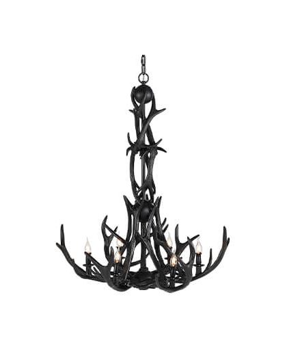 Antler takkrona svart
