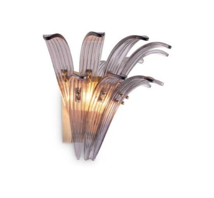 Italo vägglampa borstad mässing