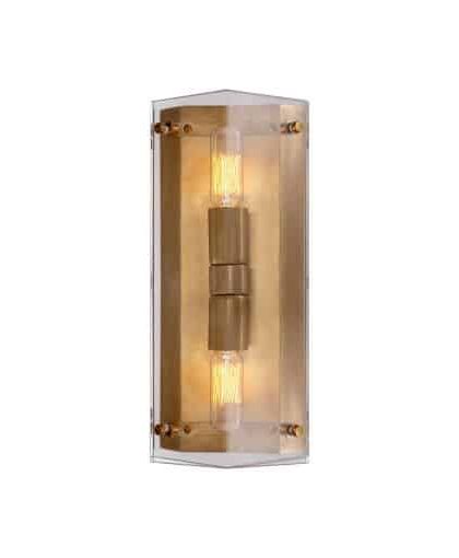 Clayton vägglampa crystal