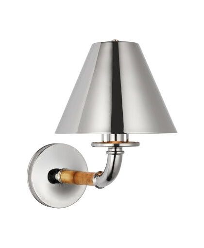 Dalfern vägglampa nickel