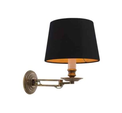 Eclips vägglampa mässing