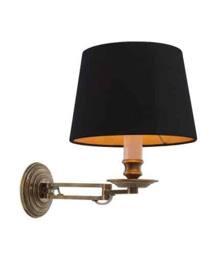 Eclips vägglampa mässing