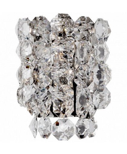 Sanger vägglampa nickel