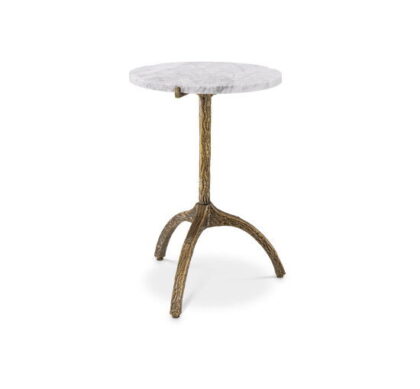 Cortina sidobord white marble