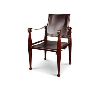 Bridle stol läder brun