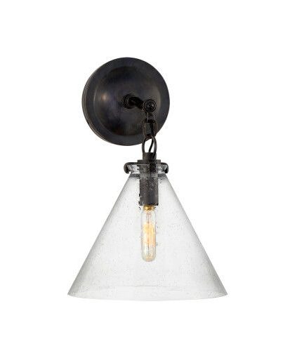 Katie Conical vägglampa brons/glas