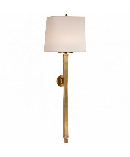 Edie Baluster vägglampa antik mässing
