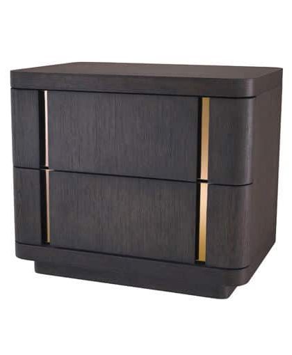 Modesto sidobord mocha/svart OUTLET