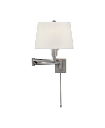 Chunky vägglampa antik nickel