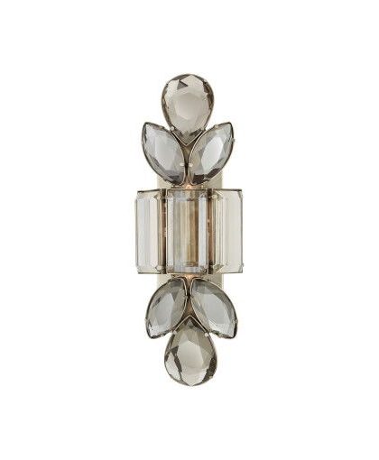 Lloyd Jeweled vägglampa antik nickel