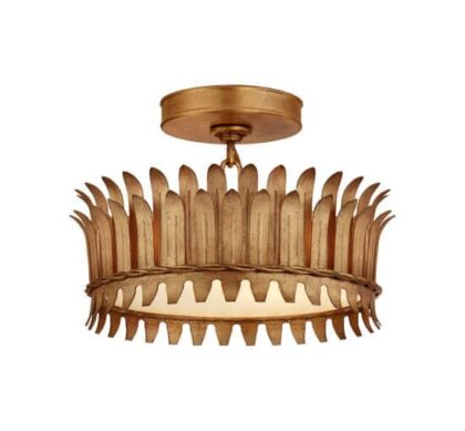 Leslie 12 taklampa Gilded Iron