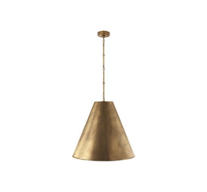 Goodman taklampa mässing L