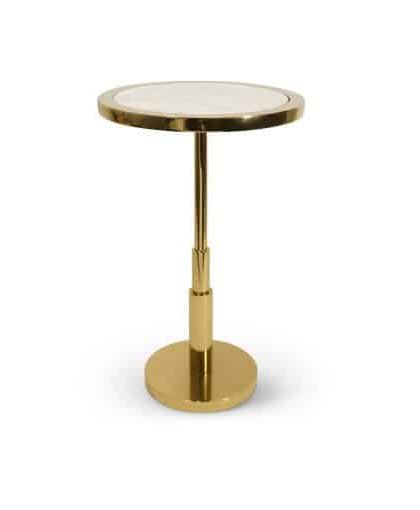 Cocktail sidobord guld