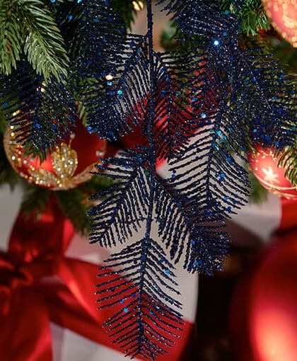 Avery kvist juldekoration blå