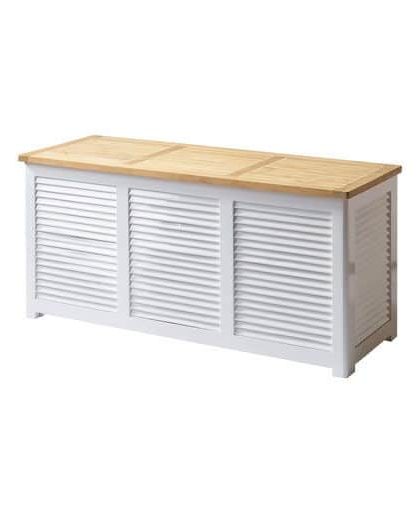 Classic förvaringsbänk vit 130cm