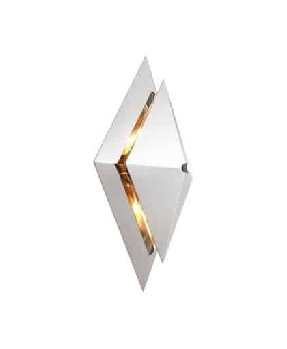 Augusta vägglampa nickel