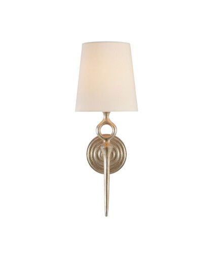 Bristol vägglampa Burnished Silver Leaf