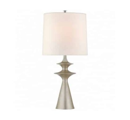 Lakmos bordslampa Burnished Silver Leaf