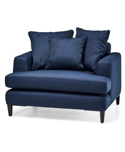 Los Angeles fåtölj 1,5-sits indigo