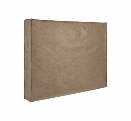 Memphis sänggavel mörkbeige