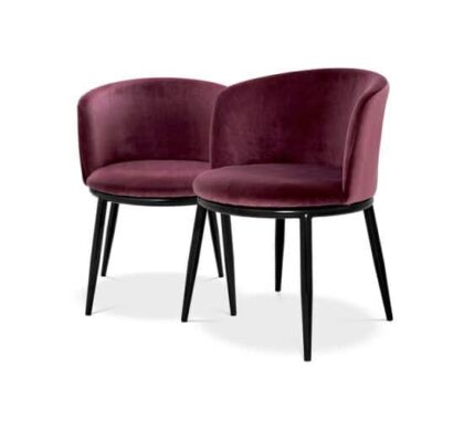 Filmore matstolar cameron purple 2-pack