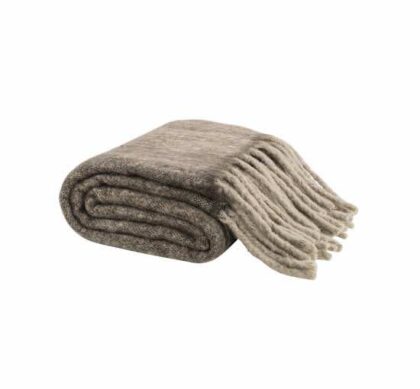 Cozy pläd taupe