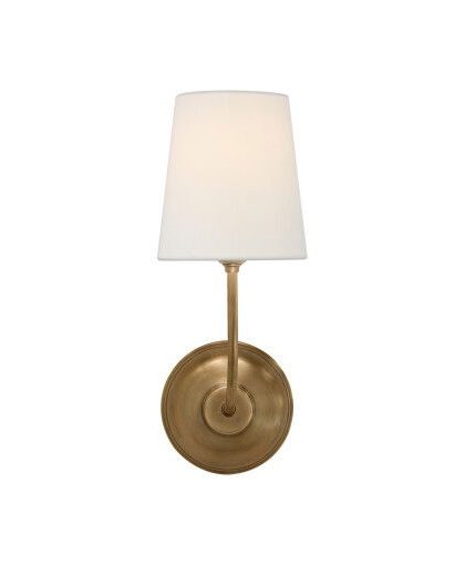 Vendome vägglampa antik mässing