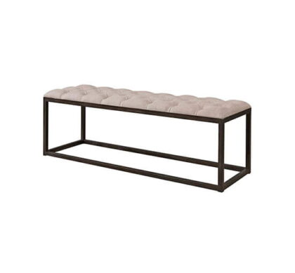 Cayo ottoman linen sand