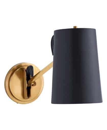 Benton vägglampa mässing/navy