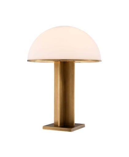 Berkley bordslampa antik mässing