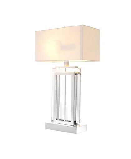 Arlington bordslampa silver